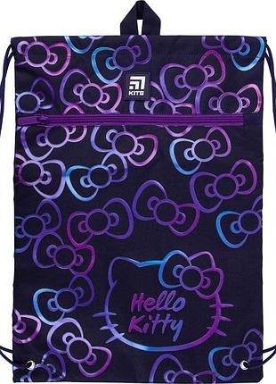 Сумка-рюкзак с карманом hello kitty hk21-601m от kite с ярким принтом