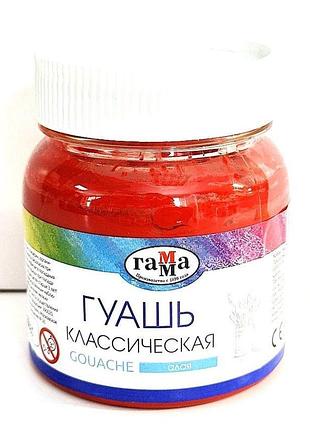 Гуаш класична червона 220 мл 221066220 гамма високоякісна