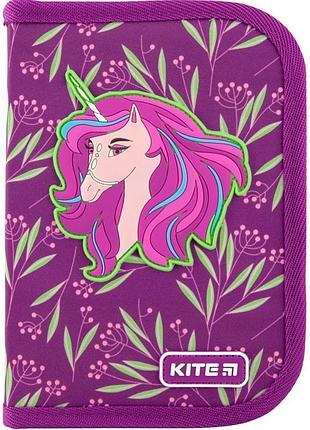 Пенал-книжка з одним відділенням і відворотом lovely sophie k20-621-3 kite