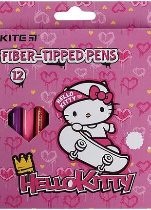 Фломастери дитячі hello kitty 12 кольорів hk21-047 kite