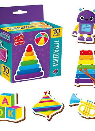 Набор развивающих магнитов для детей vt3106-33 «игрушки» от vladi toys