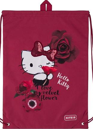 Міська сумка для взуття hello kitty червоного кольору hk20-600m-1 kite