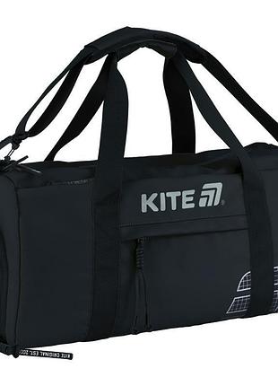 Спортивна сумка для підлітків education teens чорного кольору k25-2530-1 kite з міцного матеріалу