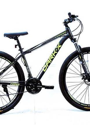 Спортивний гірський велосипед corso dark-x 29 дюймів модель dx-29179 з міцною рамою