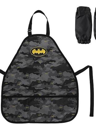 Дитячий фартух batman dc25-161 kite з нарукавниками