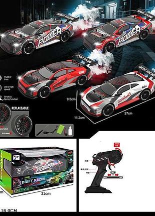 Радиоуправляемая дрифт-машина yf 668 rc 16 с аккумулятором 7.4 v, 4wd, подсветкой и парогенератором в масштабе 1:16