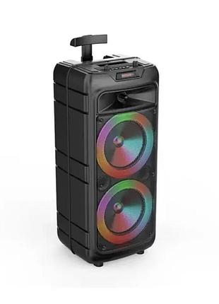 Портативная музыкальная колонка bluetooth с подсветкой zqs 8211 8217