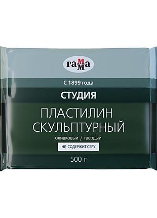 Скульптурный твердый пластилин оливкового цвета 2.80.е050.003 гамма