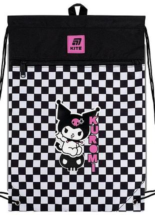 Универсальная сумка для обуви с карманом kuromi hk25-601m-4 kite стильная и удобная