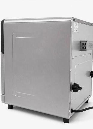 Аэрофритюрница silver max pro-3, нержавеющая сталь, 13 л, 2200 вт, 2 тэна zepline zp-00355