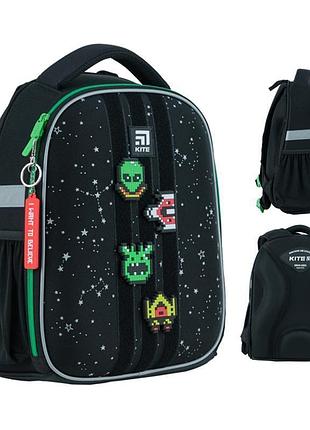 Каркасный школьный рюкзак education ufo 12 л k24-555s-7 kite с космическим дизайном