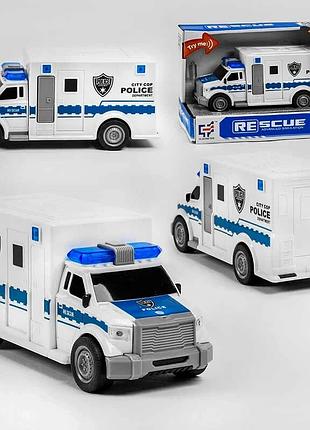 Поліцейський фургон моделі а 1117-4 із серії rescue advanced simulation з інтерактивними світловими та звуковими ефектами