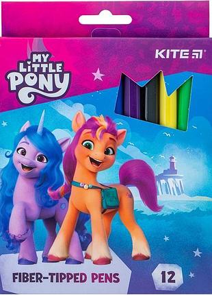 Фломастери дитячі яскраві little pony lp24-447 kite