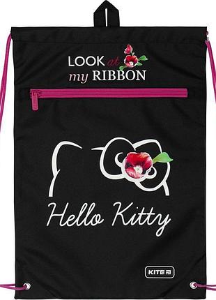 Стильная сумка-рюкзак с карманом hello kitty hk20-601m-1 kite