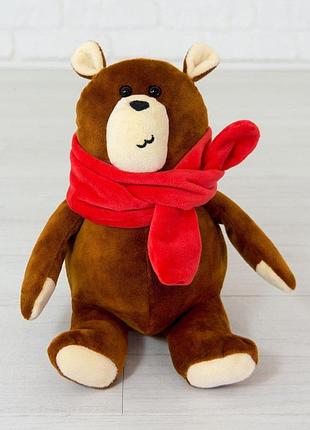 М'яка іграшка kidsqo ведмедик джой 20 см, коричневий