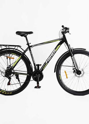 Горный спортивный велосипед corso fisher 29 дюймов fs-70190 с амортизацией