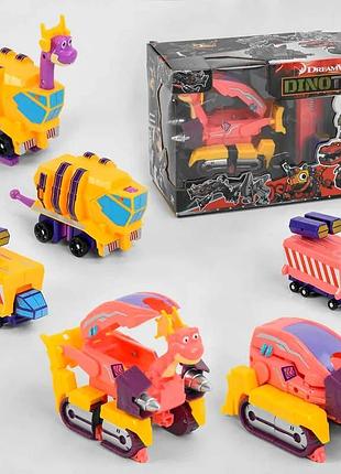 Трансформеры-динозавры dinotrux 21035 — 3 уникальные модели в коробке