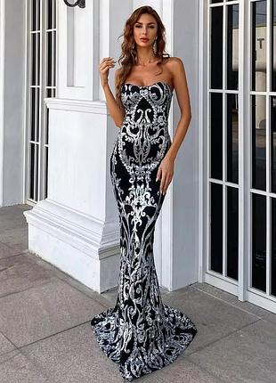 Шикарна сукня плаття розкішне зі шлейфом miss ord