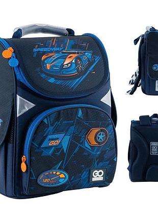 Каркасний шкільний рюкзак speedway go24-5001s-7 go-pack з об'ємом 11 л для дітей
