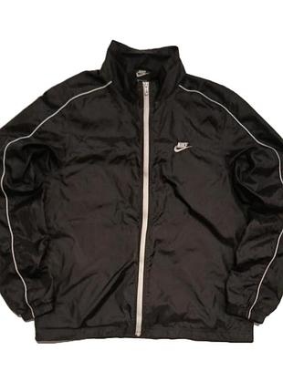 Нейлонова зіп олімпійка nike. drill y2k vintage adidas originals lacoste neylon fred perry sergio tacchini kappa champion stone island