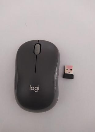 Миша logitech m185 wireless grey