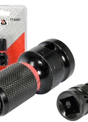 Перехідник для ударних гайковертів yato yt-04691 : 1/2" x hex-1/4" 50 мм