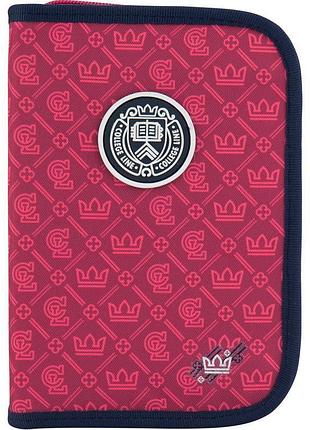 Пенал-книжка с одним отделением и двумя отворотами college line k18-622t-4 kite