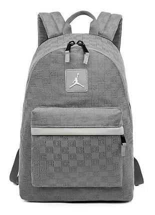 Jordan monogram рюкзак джордан nike світлий сірий