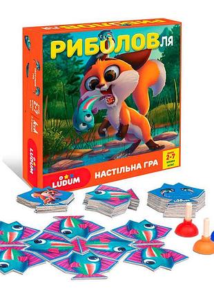 Настільна гра "риболовля" для малюків - ld1049-54 (24) "ludum"