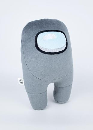 Плюшева іграшка космонавт among us від weber toys, сірий, 20 см