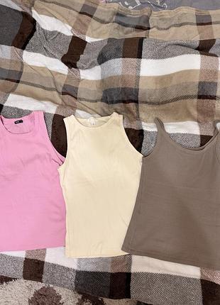 Майка в рубчик hm
