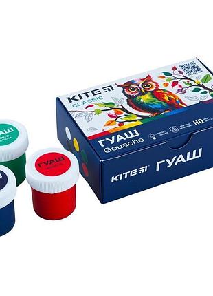 Краски гуашь classic k-062 kite набор цветов