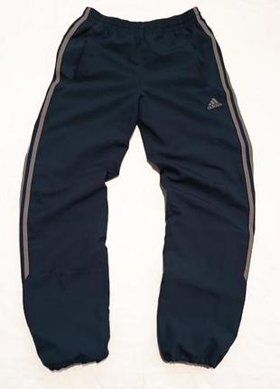 Нейлоновые спортивные штаны на утяжках adidas climalite. как nike drill vintage, lacoste, stone island, cp company, fred perry, gymshark