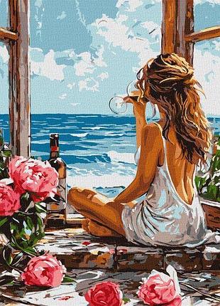 Картина по номерам - утро мечты у моря ©art_selena_ua