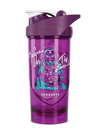 Шейкер progress nutrition shieldmixer magic in the soul герметичний біло-фіолетовий (942858)