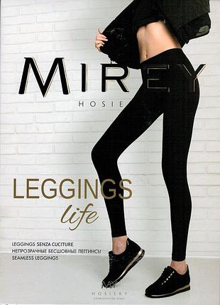 Бесшовные леггинсы mirey leggings life l/xl, nero(черный)