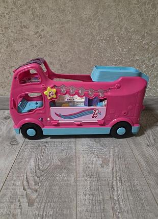 Музичний автомобіль барбі будиночок на колесах fisher price little people.