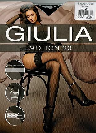Панчохи з самопідтримувальним мереживом giulia 20 ден emotion 20