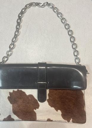 Сумочка furla з натуральним хутром