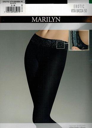 Колготки marilyn з низькою талією erotic 50 vita bassa