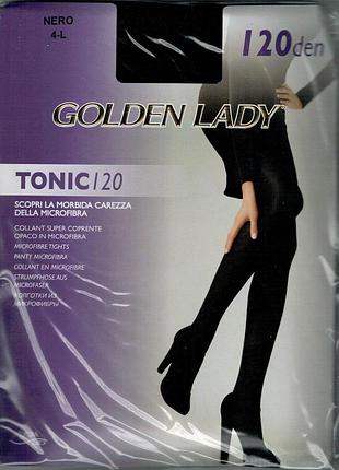 Колготки golden ledy 120 ден tonic 120 черный, 5 xl