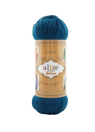 Alize artisan superwash, глибокий океан 176