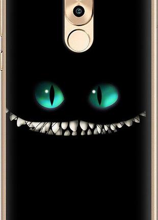 Чехол на huawei mate 9 lite чеширский кот из силикона fch_0165834