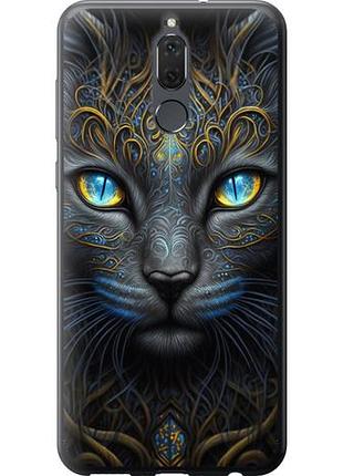 Чехол на huawei mate 10 lite кошка из силикона fch_0166008