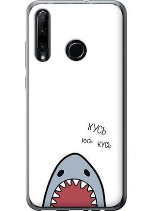 Чехол на huawei honor 10i акула из силикона fch_0166382