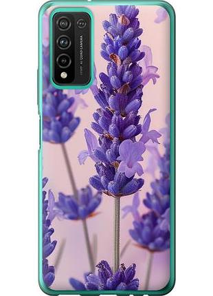 Чехол на huawei honor 10x lite лаванда из силикона fch_0166228