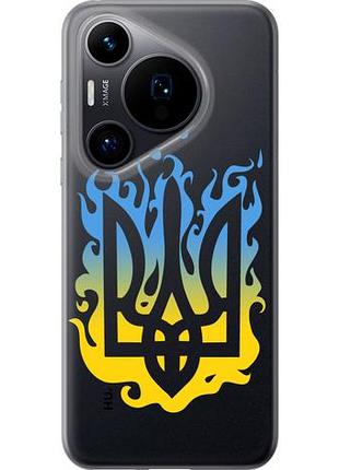 Чехол на huawei pura 70 герб из силикона fch_0165820