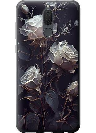 Чехол на huawei mate 10 lite розы 2 из силикона fch_0165784