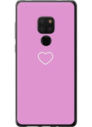 Чехол на huawei mate 20 сердце 2 из пластика fch_0165799
