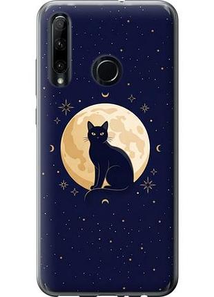 Чехол на huawei honor 10i cute cat celestial/witchy из силикона fch_0166334